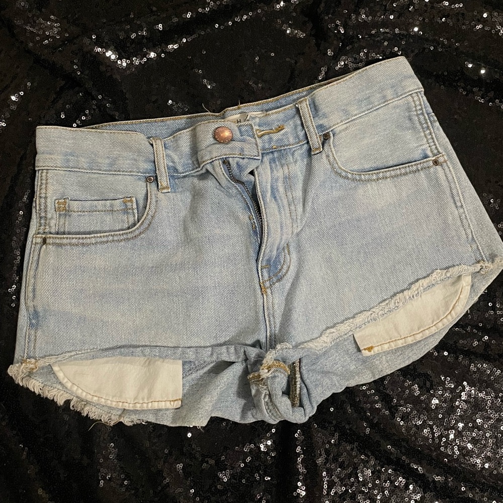 Bullhead Denim Co. High Rise Denim Shorts
